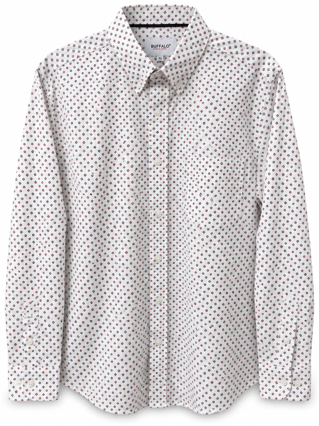 Camisa Regular Manga Larga - Corbatero puntos