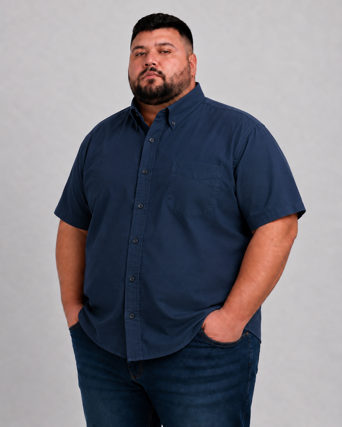 Camisa Talla Extra Manga Corta - Lisa Marino