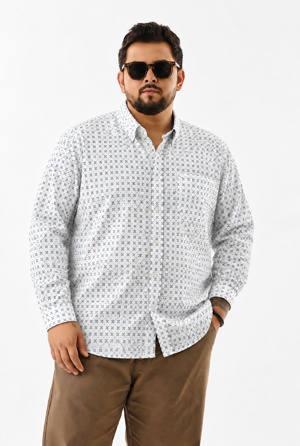 Camisa Regular Manga Larga - Corbatera Estrella