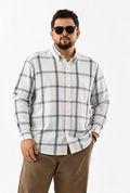 Camisa Regular Manga Larga - Cuadros Grandes